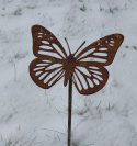 Motyl ozdoba ogrodowa, corten, rdzewiona 031